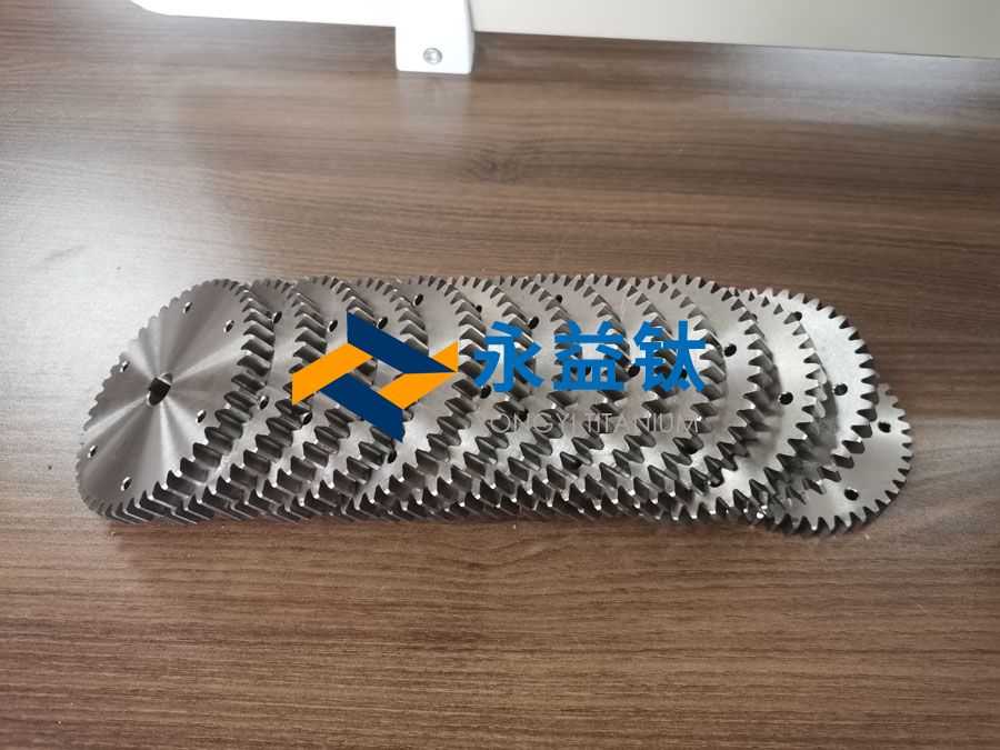 1066vip威尼斯钛定制TC4钛合金齿轮 TA2钛斜齿轮 支持来图来样